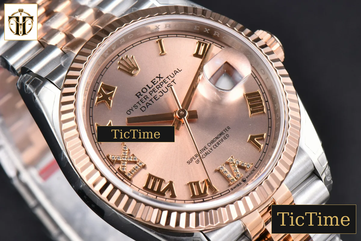 DateJust 126231 36mm VSF RG/SS 904L RG Dial Diamond Marker RG/SS Jubilee Bracelet VS3235 — foto 13
