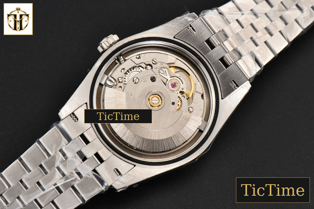 DateJust 36mm BPF RG/SS Fluted Silver Plam Dial Diamond Marker Jubilee Bracelet 2824 — foto 22