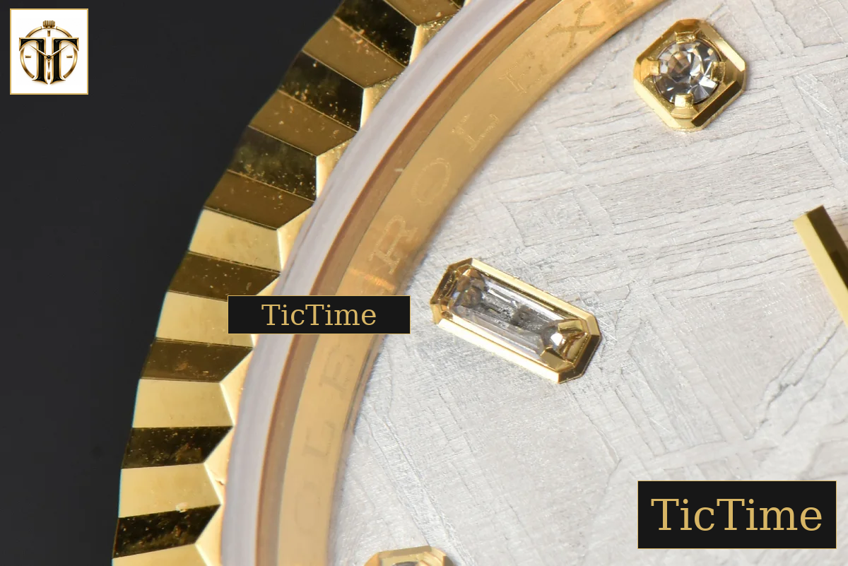 Daydate 36mm GMF YG Meteorite Dial Diamond Marker YG Bracelet A3235 — foto 7