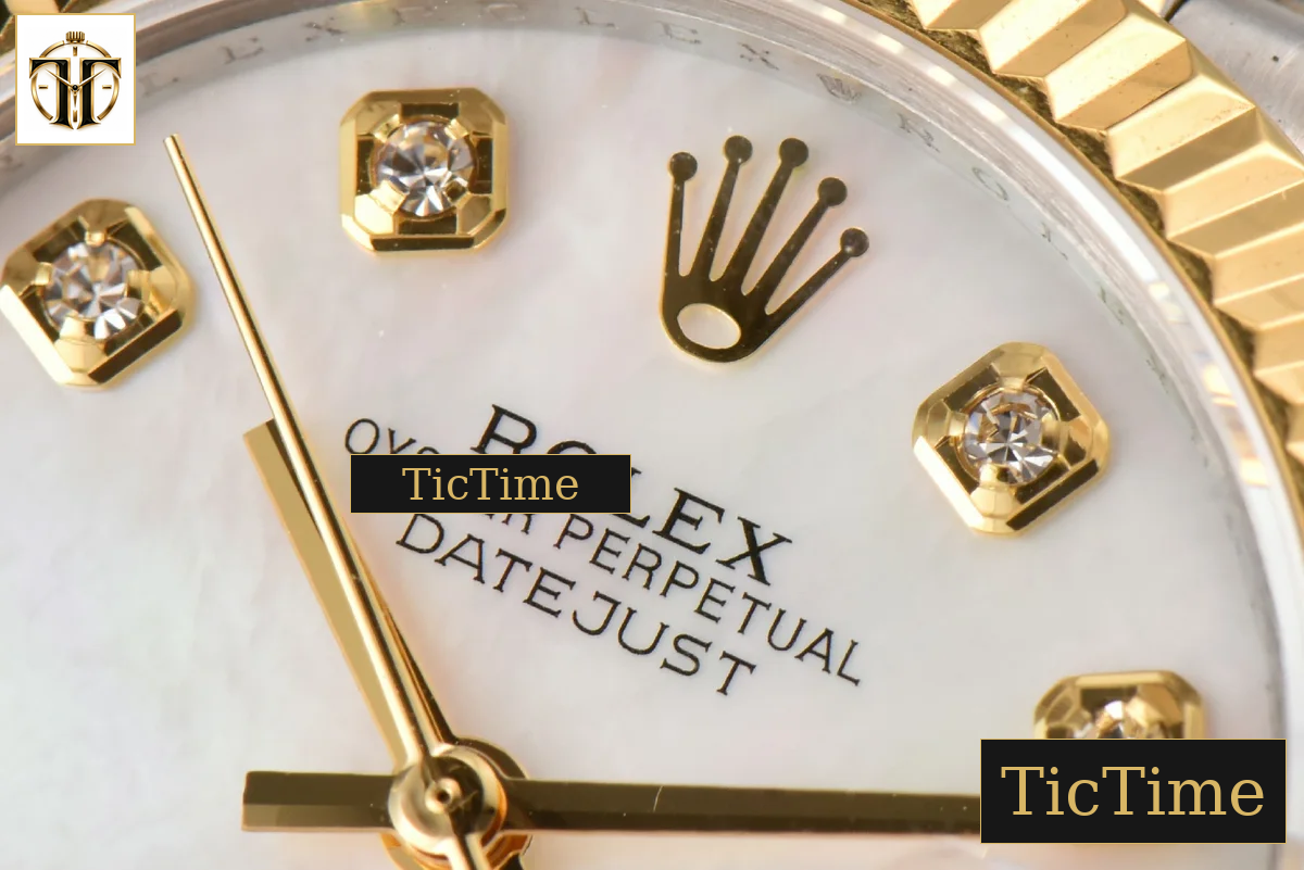 DateJust Ladies 904L 31mm WF YG/SS MOP Dial Jubilee Bracelet A2671 — foto 5