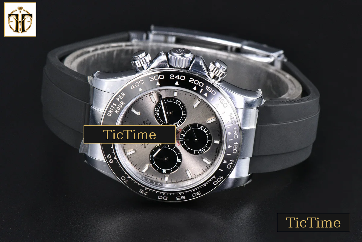 Daytona UFO 126519 40mm UF Gray Black Subdial Oysterflex Strap (Free Sprung) UF4131 — foto 16