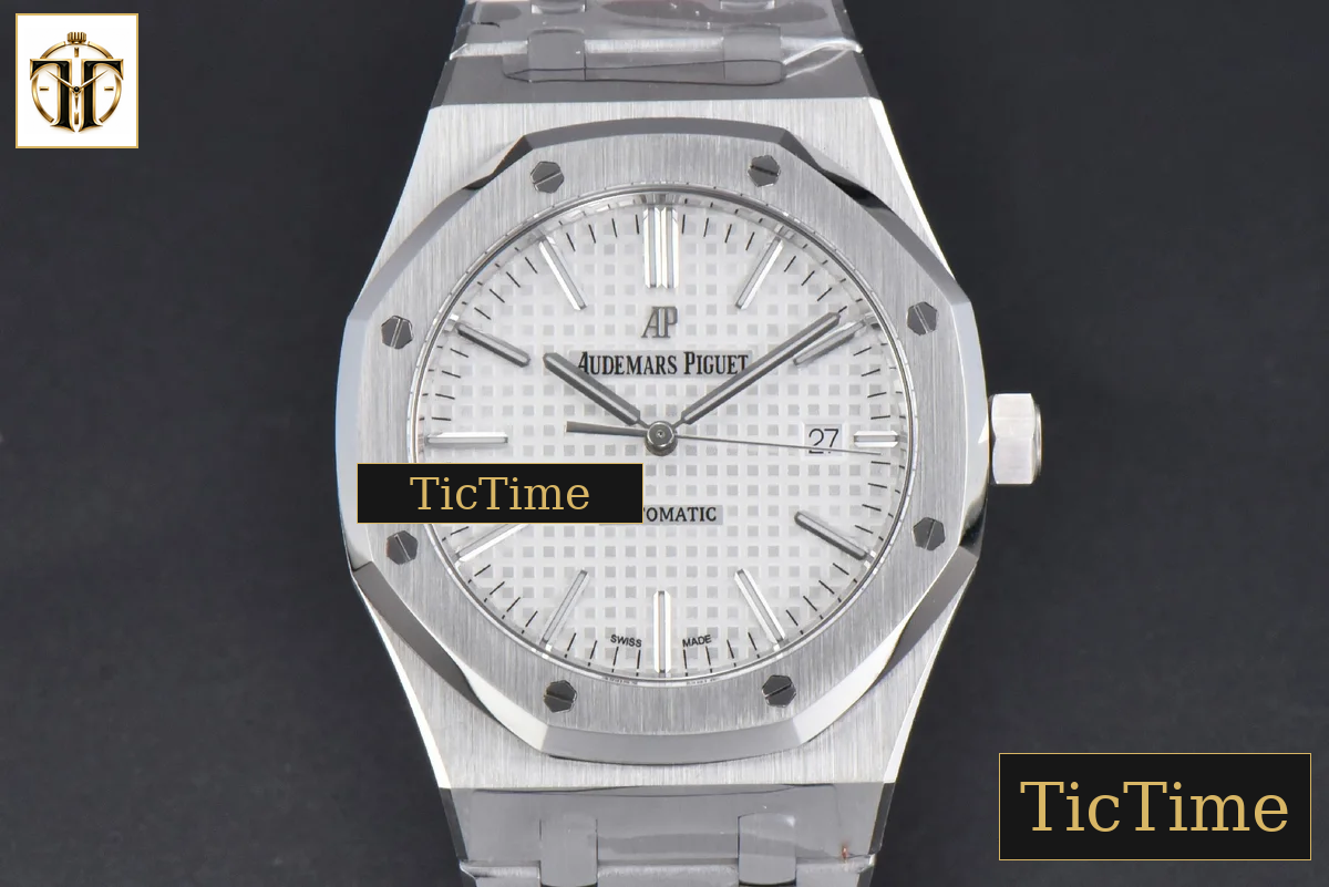 Royal Oak 15400 41mm ORF White Textured Dial SS Bracelet A3120 — foto 2