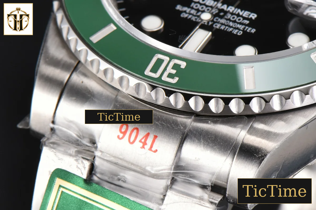 Submariner LV 126610 41mm King Factory Green Ceramic Green Dial SS Bracelet VR3235 — foto 10