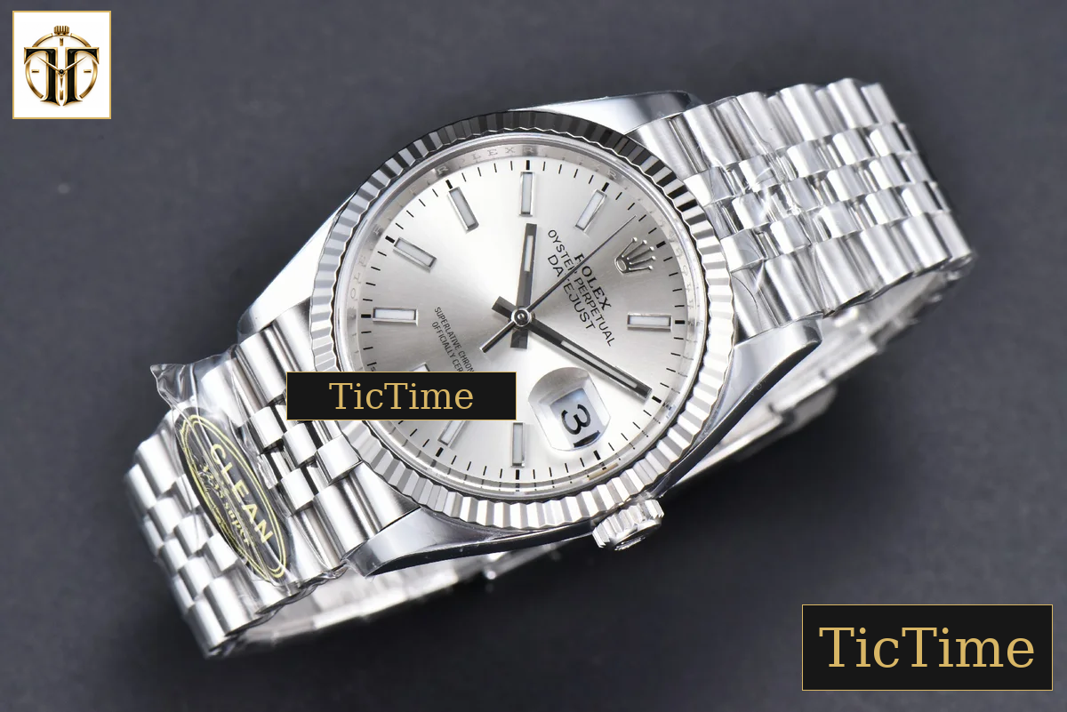 DateJust 126234 36mm Clean Factory Silver Dial Jubilee Bracelet VR3235 — foto 4
