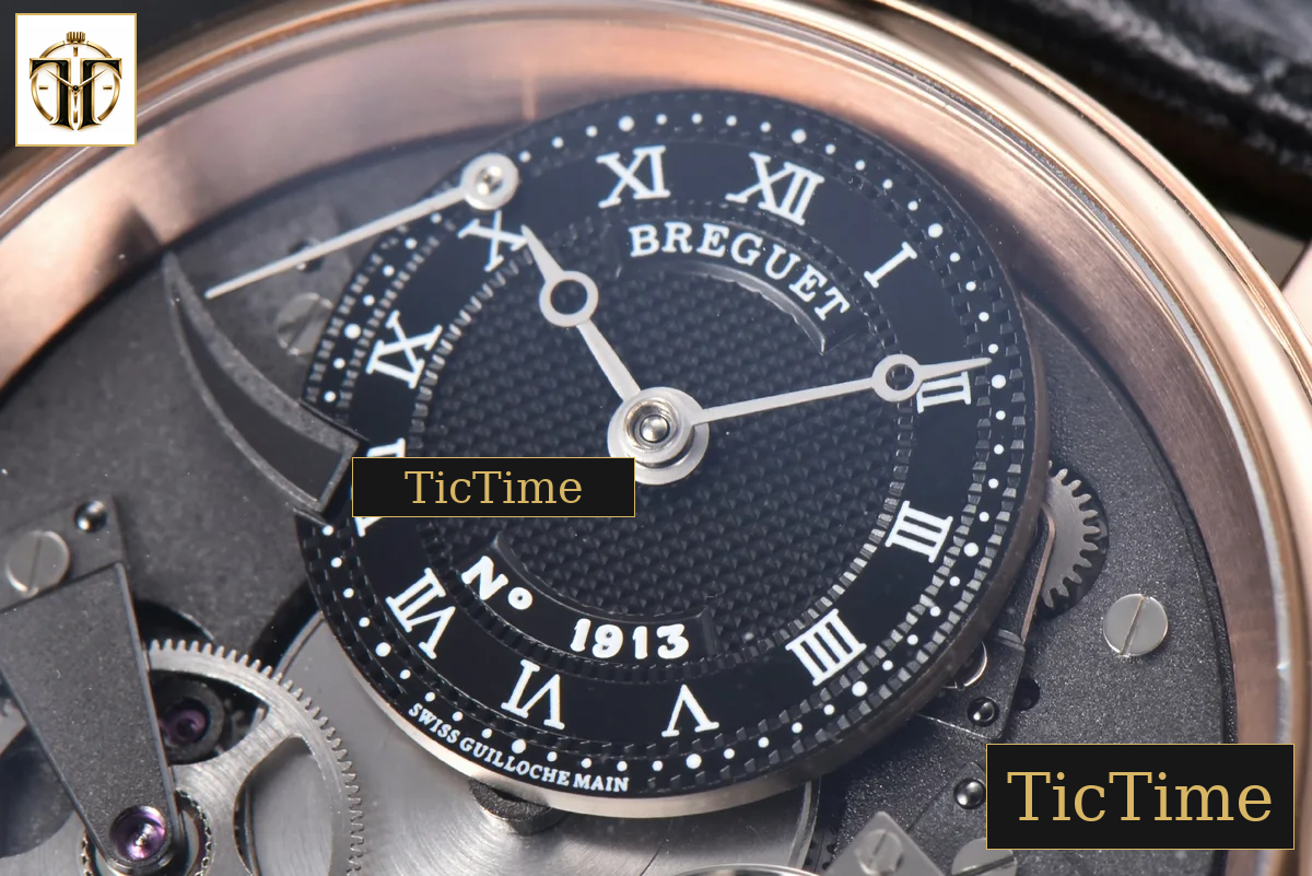 Tradition 7057BR 40mm ZF RG Gray Dial Black Subdial Black Leather Strap A505 — foto 4