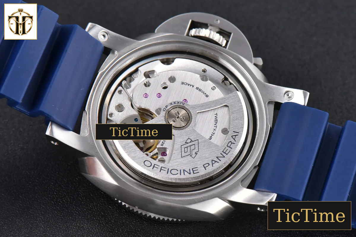 Submersible PAM959 42mm VSF Black Dial Blue Bezel Rubber Strap Asia XXXIV — foto 17