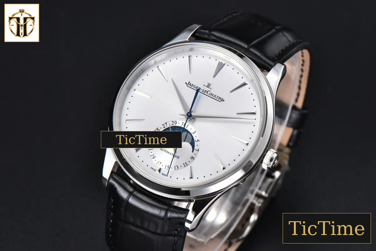 Master Ultra Thin Moonphase 1368430 39mm APSF White Dial Leather Strap SA925 — foto 5