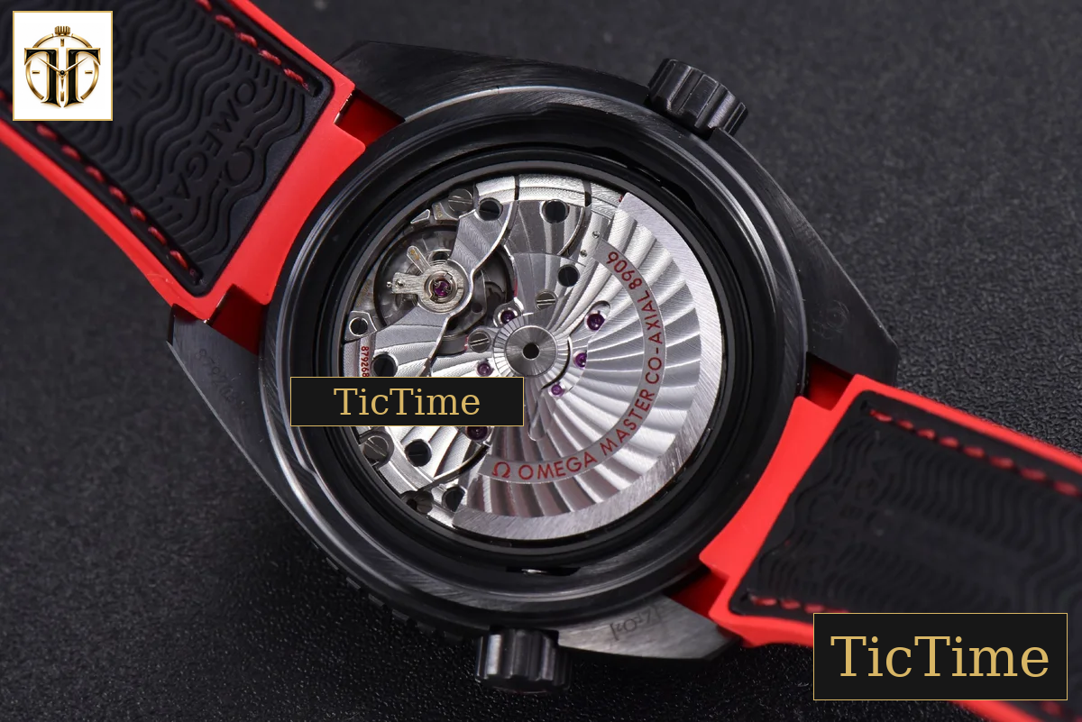 Planet Ocean Deep 45.5mm VSF Black red Ceramic Black Nylon Strap A8906 — foto 18