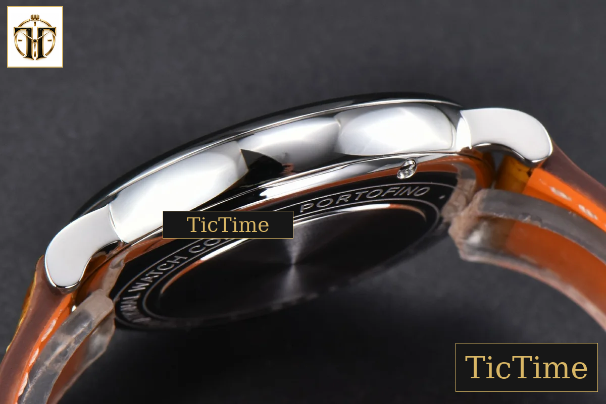 Portofino 37mm V7F Gray Dial YG Marker Brown Leather Strap A2892 — foto 15