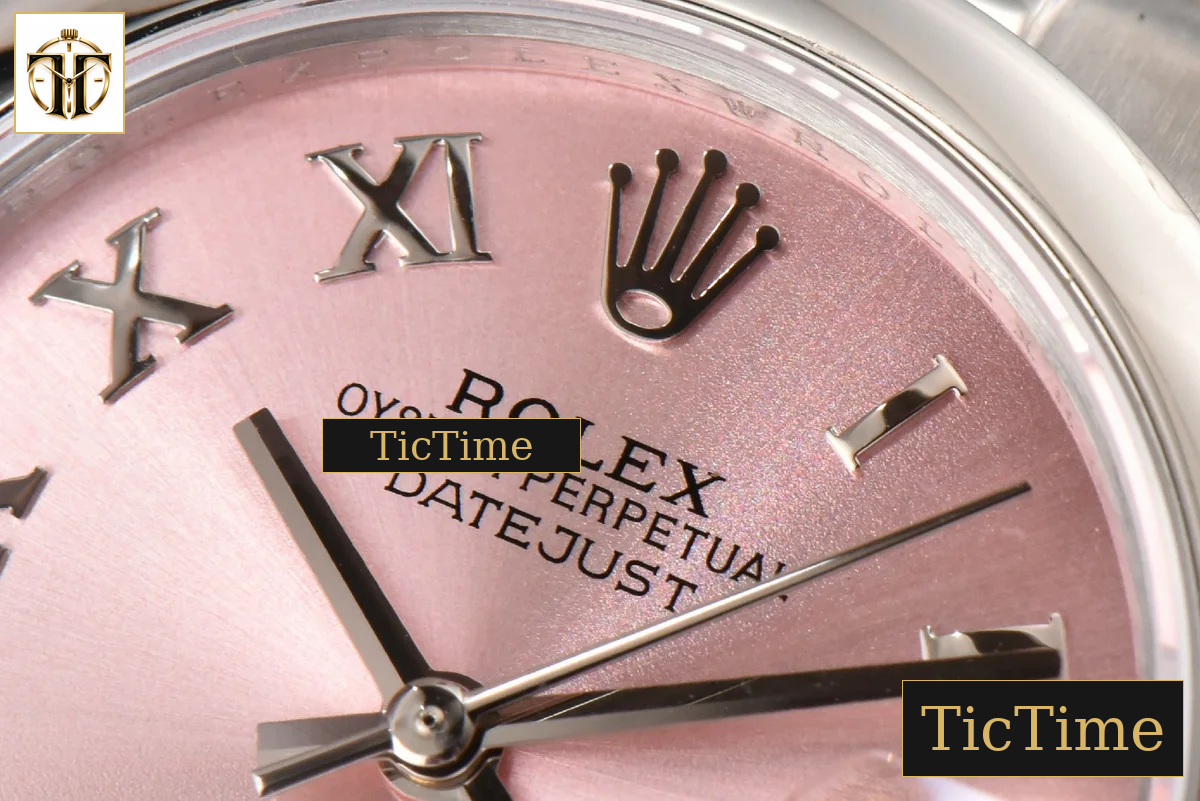 DateJust Ladies 904L Smooth 31mm WF Pink Dial Roma Marker Oyster Bracelet A2671 — foto 5