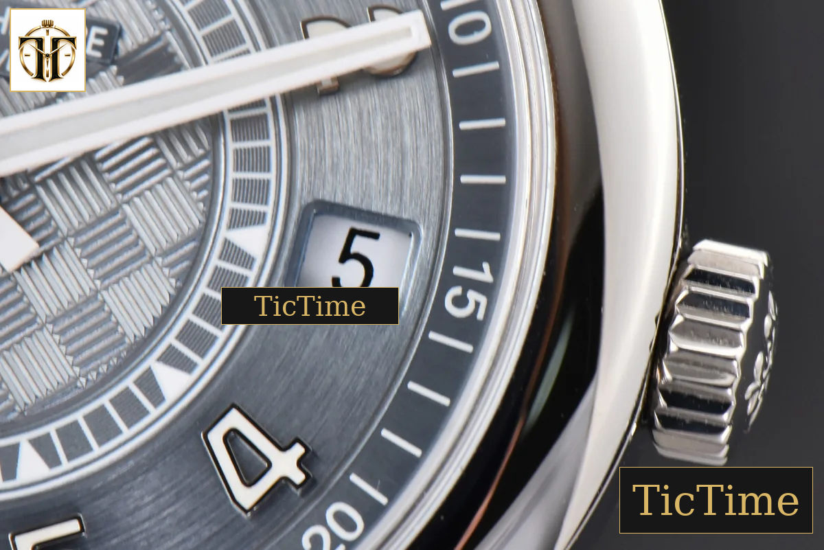 Calatrava 6007 40mm PPF Grey Blue Dial Gray Nylon Strap 324CS — foto 7