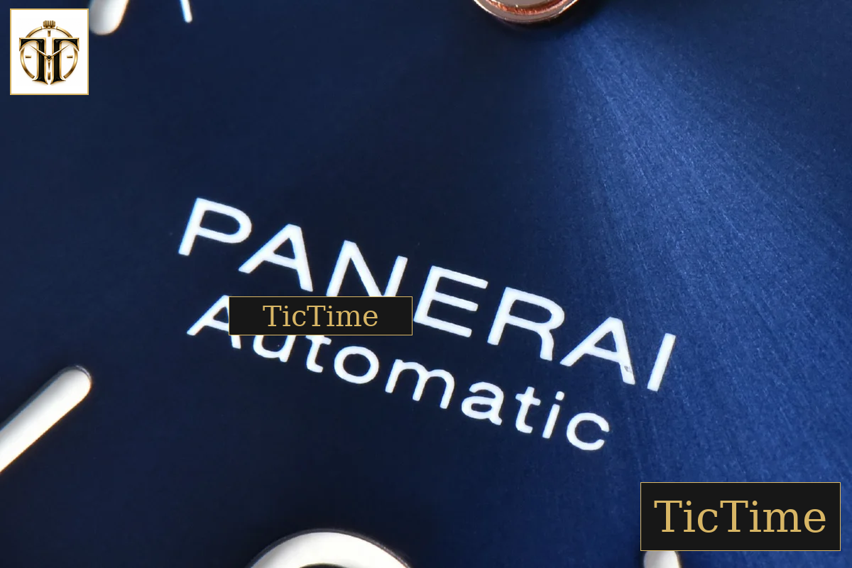 PAM1112 44mm TTF RG 44 Blue Dial Blue Leather Strap P9010 — foto 8
