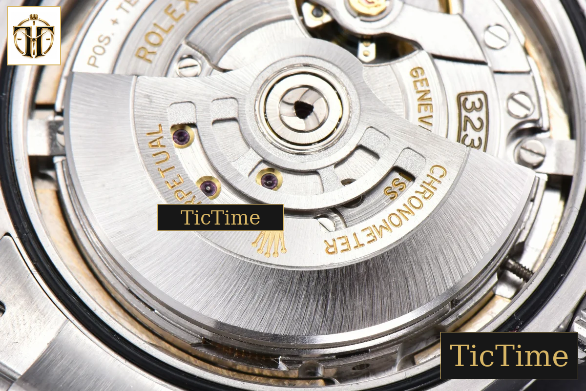 Oyster Perpetual 904L 124300 41mm Clean Factory Yellow Dial SS Bracelet VR3230 — foto 22