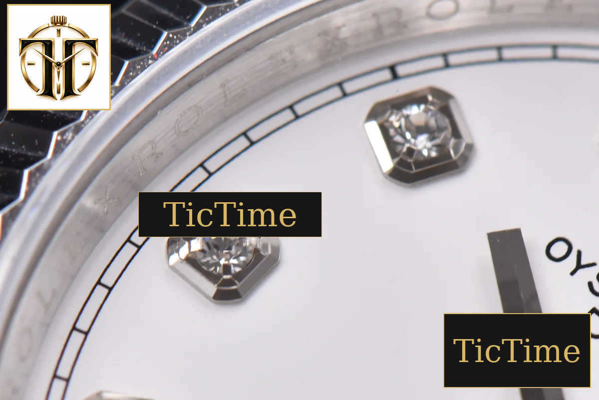 DateJust 36mm GMF SS White Dial Diamond Marker Jubilee Bracelet VR3235 — foto 7