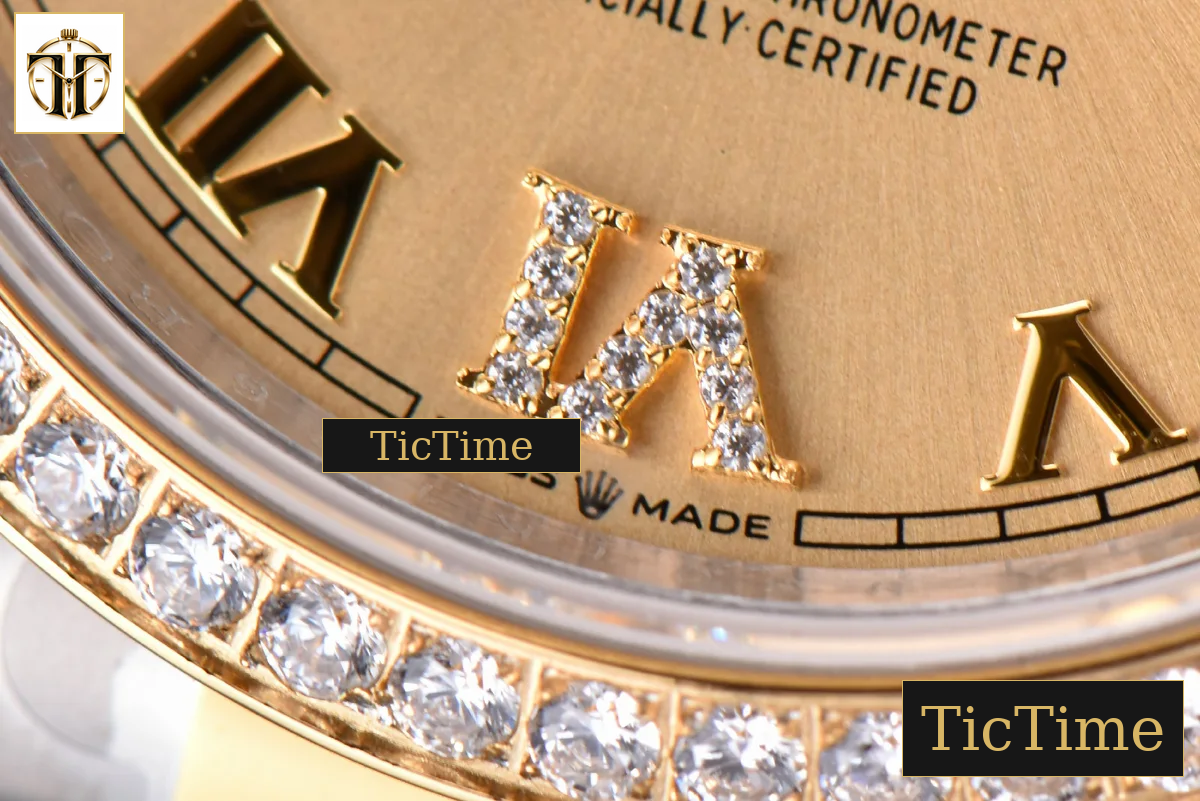 DateJust 36mm EWF SS/YG YG Dial Diamond Roma Marker Diamond Bezel Oyster Bracelet A3235 — foto 9