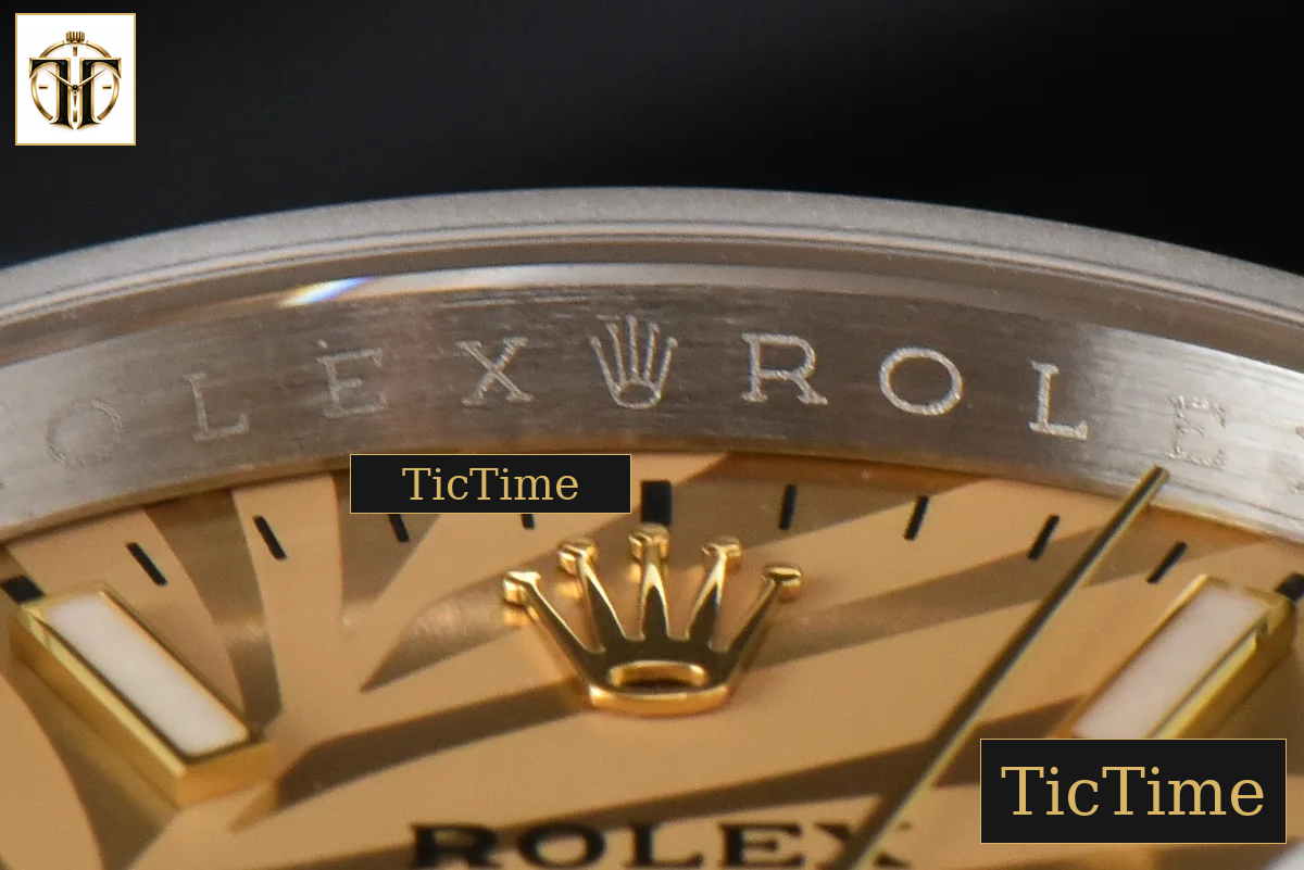 DateJust 36mm BPF YG/SS Smooth YG Plam Dial Jubilee Bracelet A2824 — foto 12