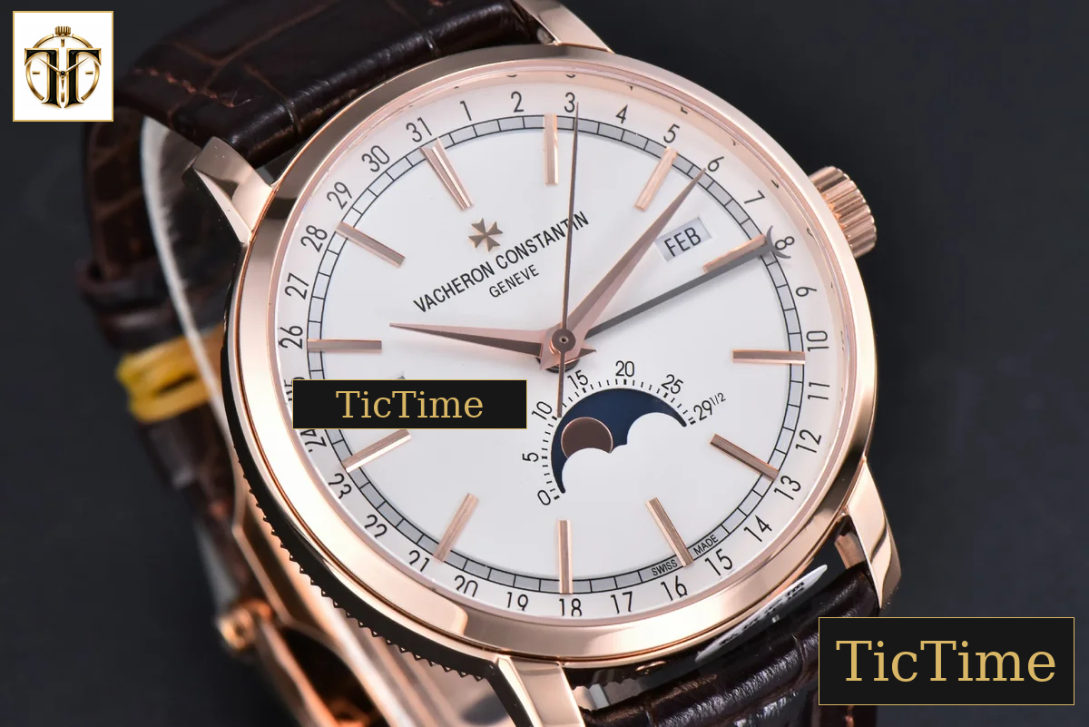 Traditionnelle 4010T 41mm MXF RG White Dial Brown Leather Strap A2460QCL — foto 12