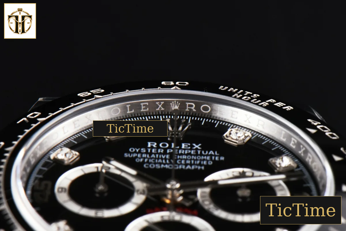 Daytona Blac Dial 116519 40mm BTF Diamond Marker Oysterflex Strap SA4130 — foto 14