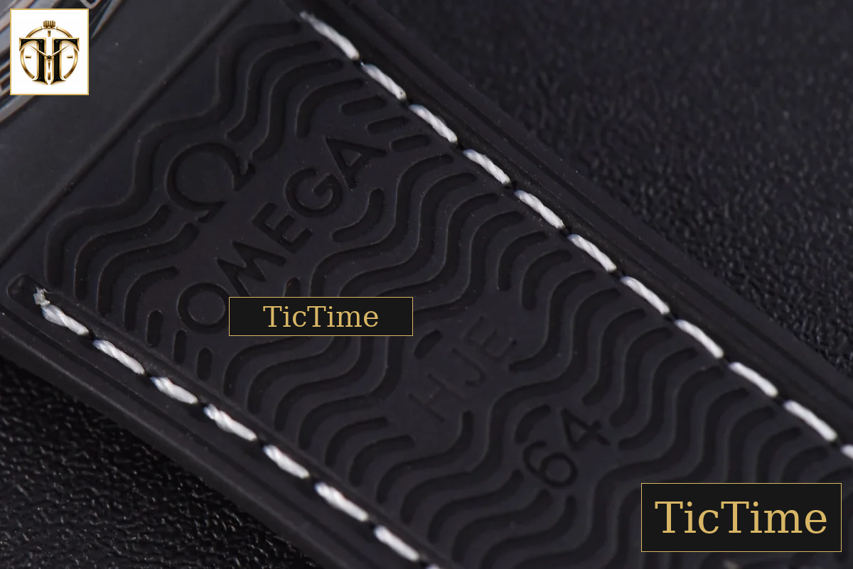 Planet Ocean 600m Deep 45.5mm VSF Black Ceramic Black/RG Dial Black Leather Strap A8906 — foto 30