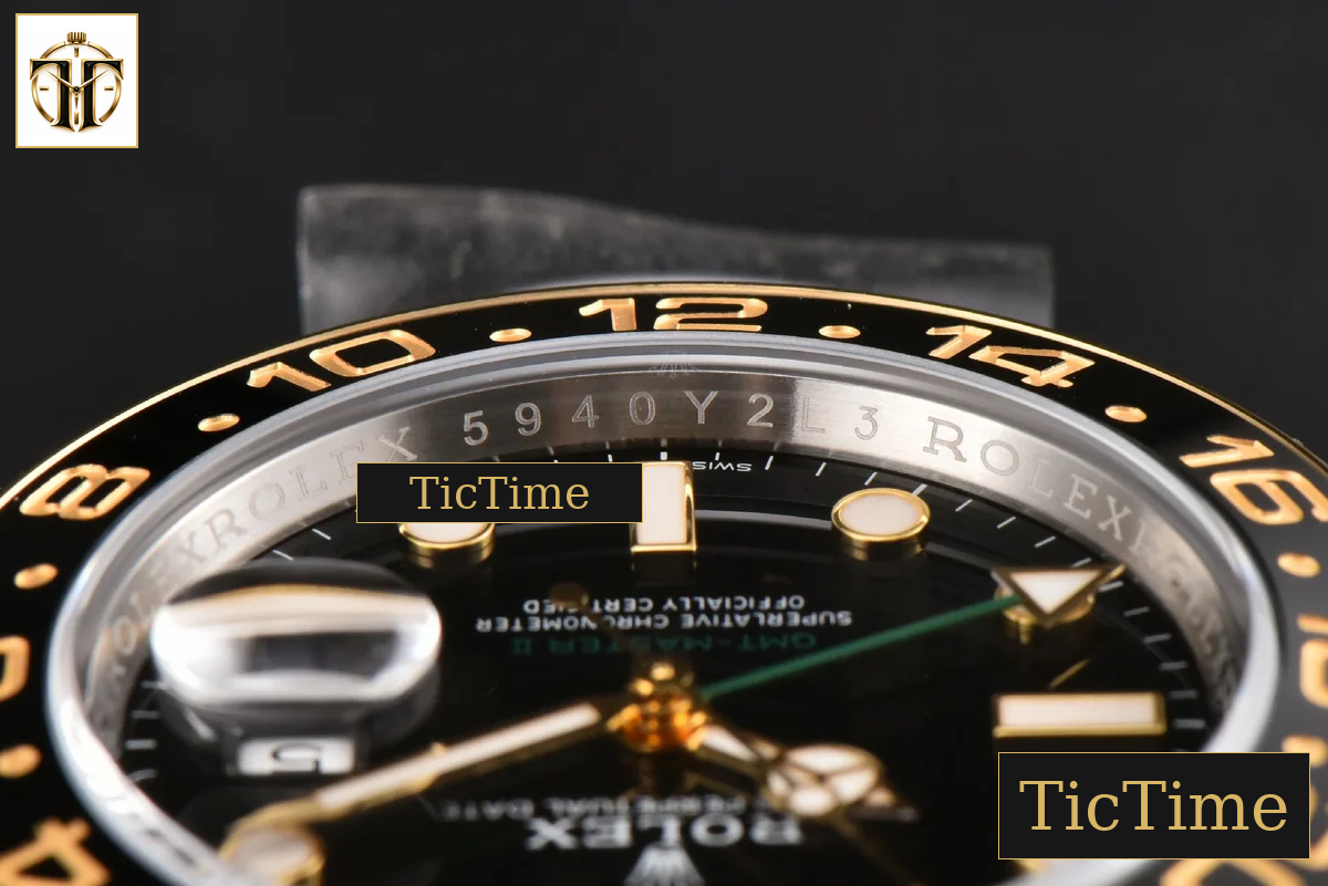 GMT Master II 116713 40mm Clean Factory YG/SS 904L Black Dial Oyster Bracelet VR3186 — foto 14