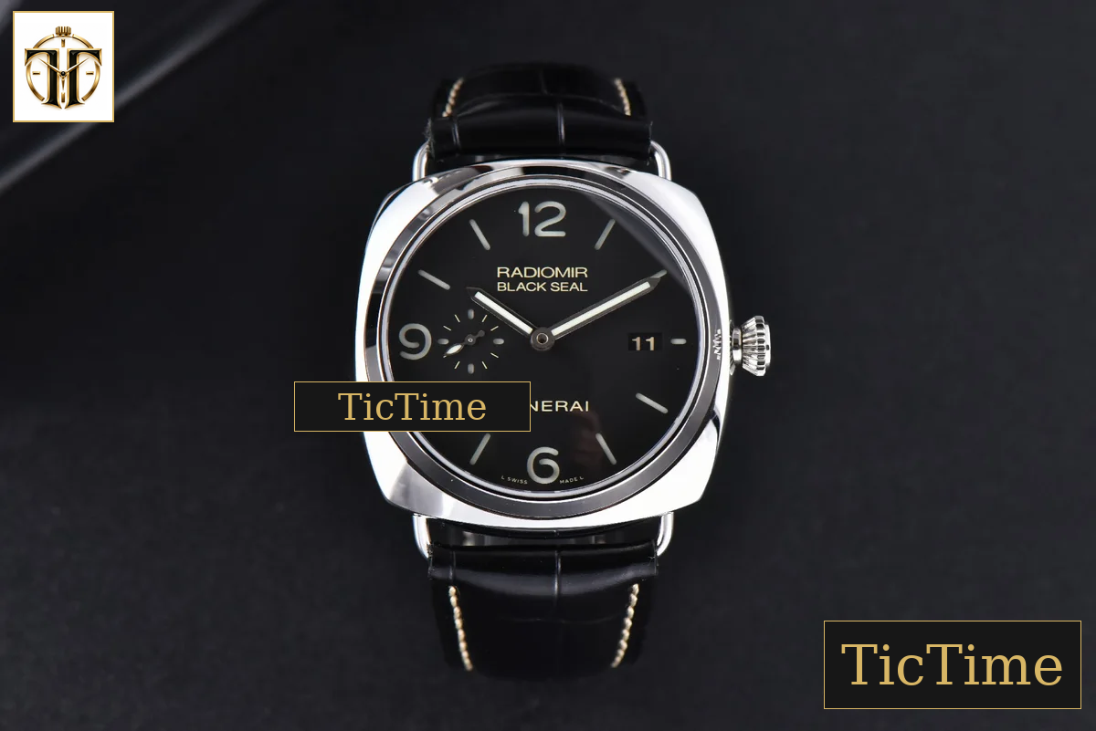 Radiomir PAM388 45mm VSF Black Dial Leather Strap P9000 — foto 3