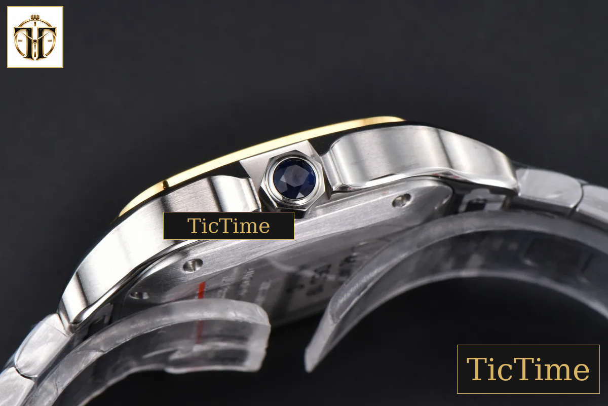 Santos de Cartier Medium 35mm BVF YG/SS White Dial YG/SS Bracelet Miyota 9039 — foto 15