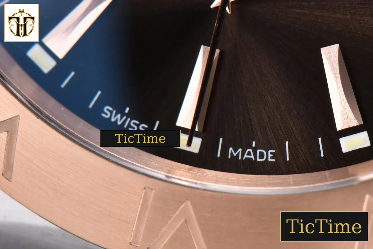 Constellation 38mm VSF SS/RG Brown Dial Stick Markers SS/RG Bracelet A8500 — foto 8