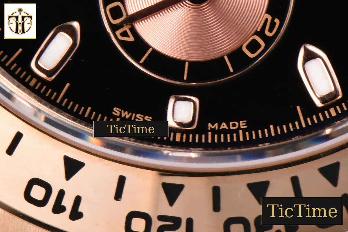 Daytona 116505 APSF RG Black Dial RG Subdial Lume Marker RG Bracelet SH4130 — foto 10