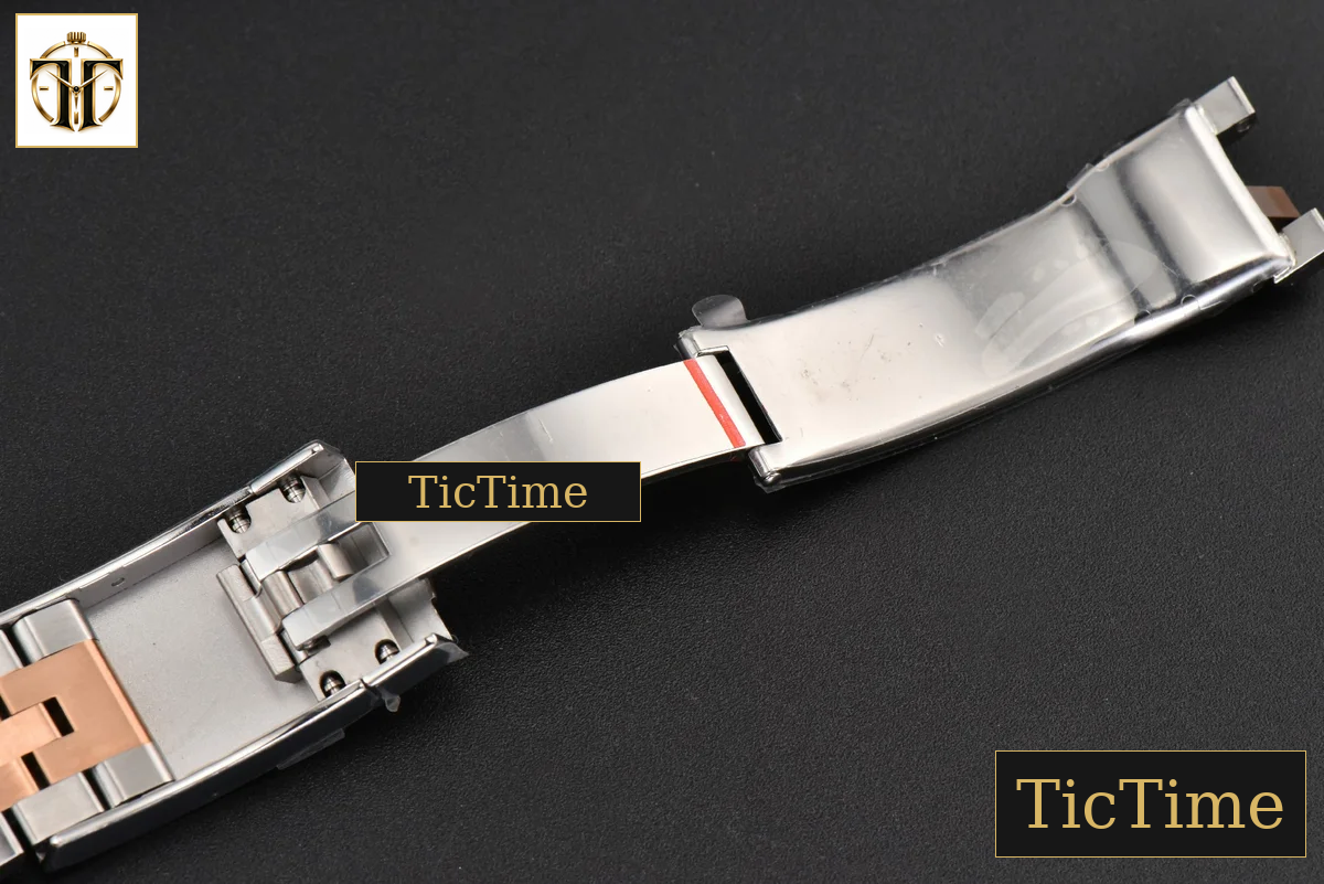 DateJust 36mm BPF RG/SS Fluted Silver Plam Dial Diamond Marker Jubilee Bracelet 2824 — foto 33
