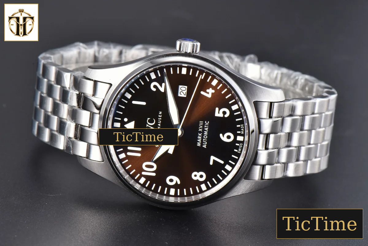 Mark XVIII IWC327013 40mm V7F Brown Dial SS Bracelet A2892 — foto 14