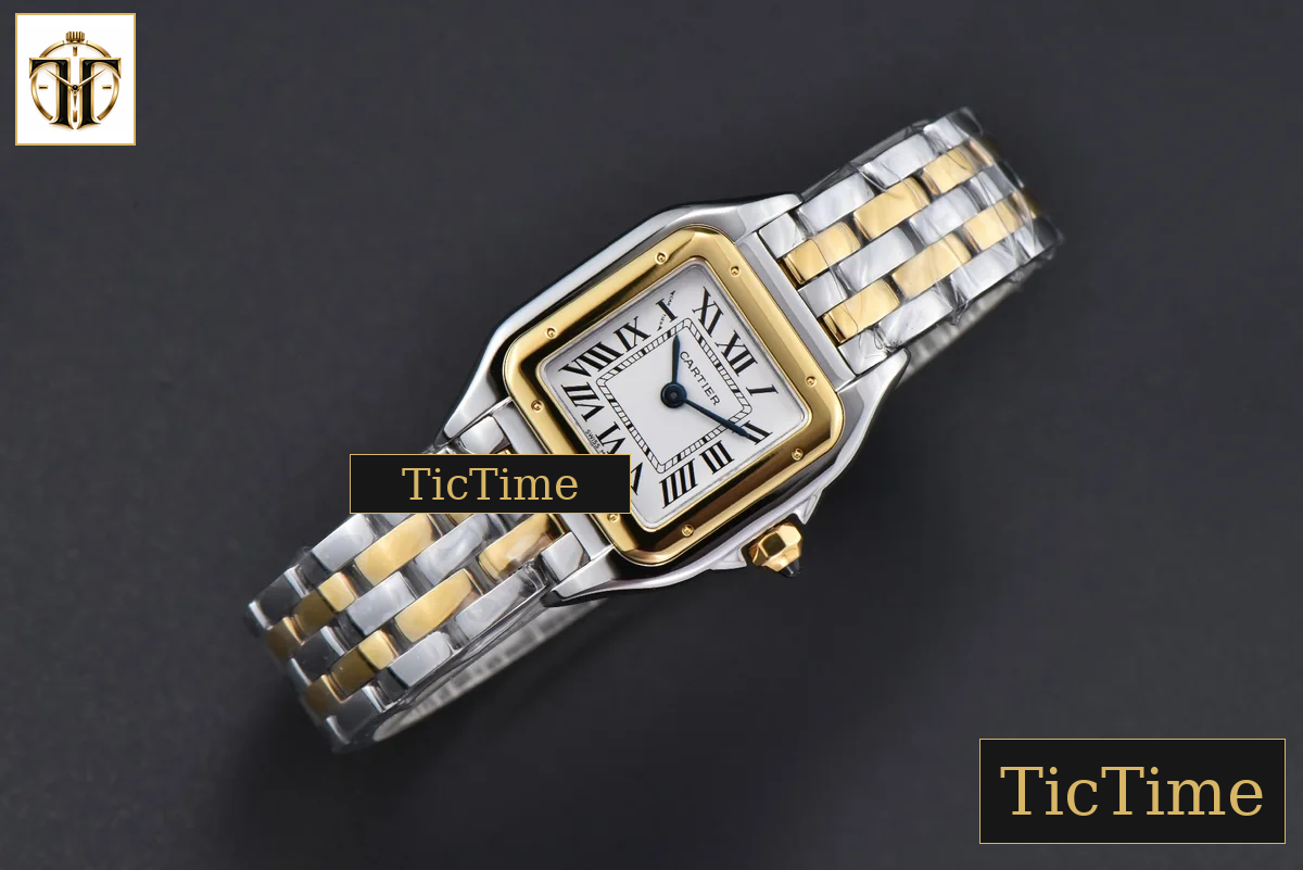 Panthère 22mm AF SS/YG White Dial SS/YG Bracelet Ronda Quartz — foto 4
