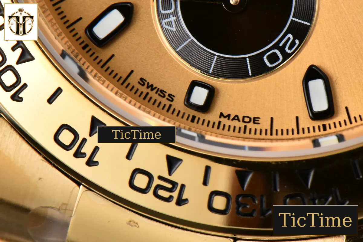 Daytona 116508 40mm BTF YG YG Dial Black Subdial YG Bracelet SA4130 — foto 9