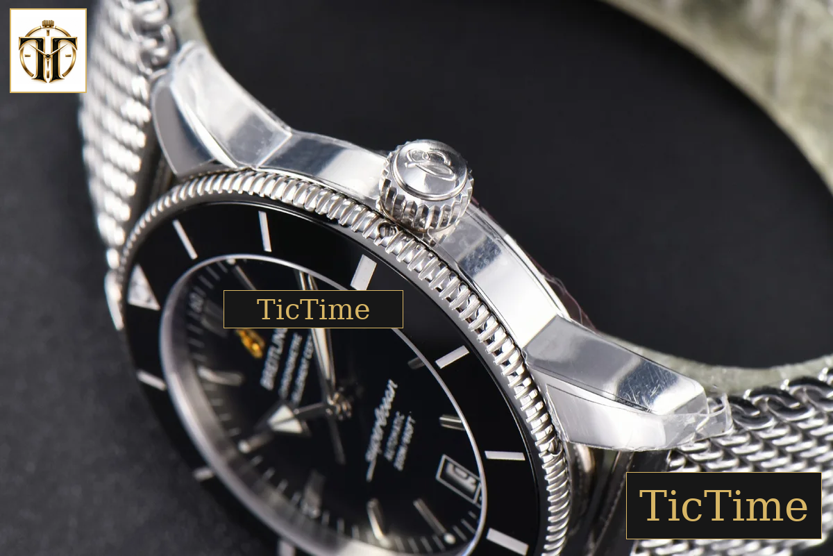SuperOcean Heritage II 42mm GF Black Dial SS bracelet A2824 — foto 11