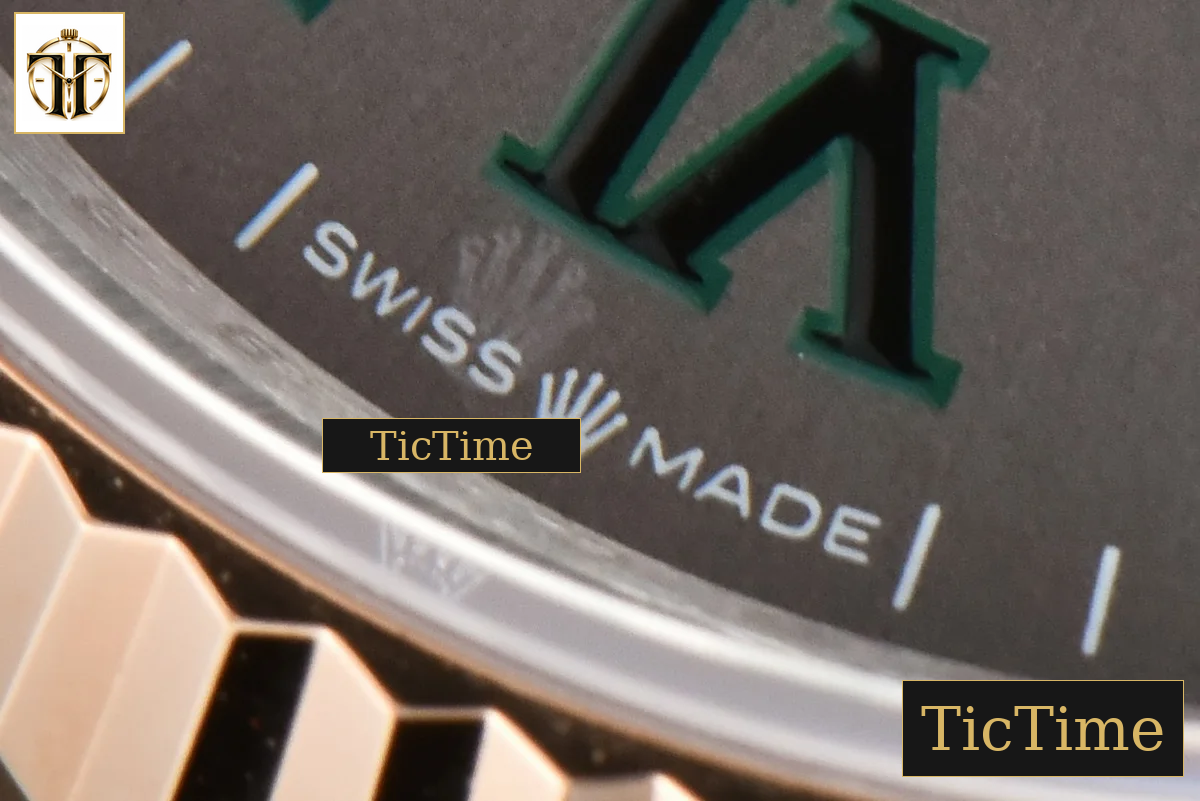 DateJust 36mm BPF RG/SS Fluted Bezel Gray Wimbledon Dial Oyster Bracelet A2824 — foto 12