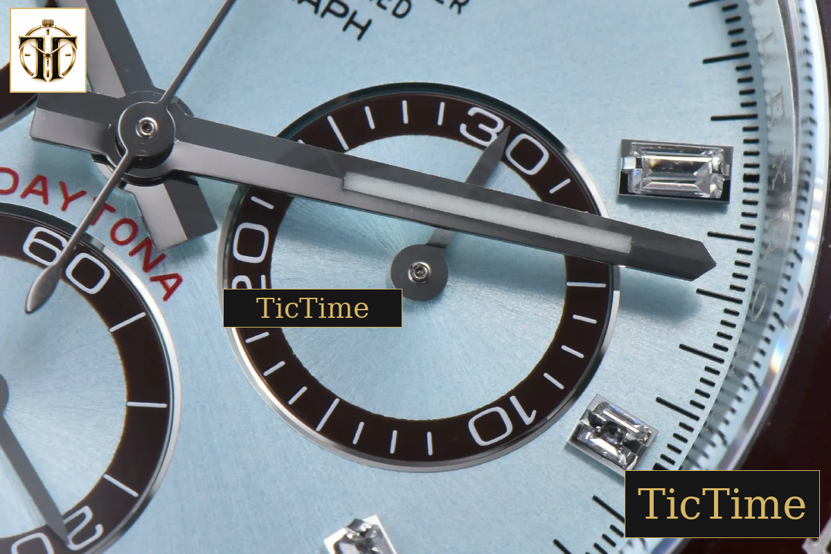 Daytona 126506 40mm Clean Factory Ice Blue Dial Diamond Markers SS Bracelet DD4131 — foto 7
