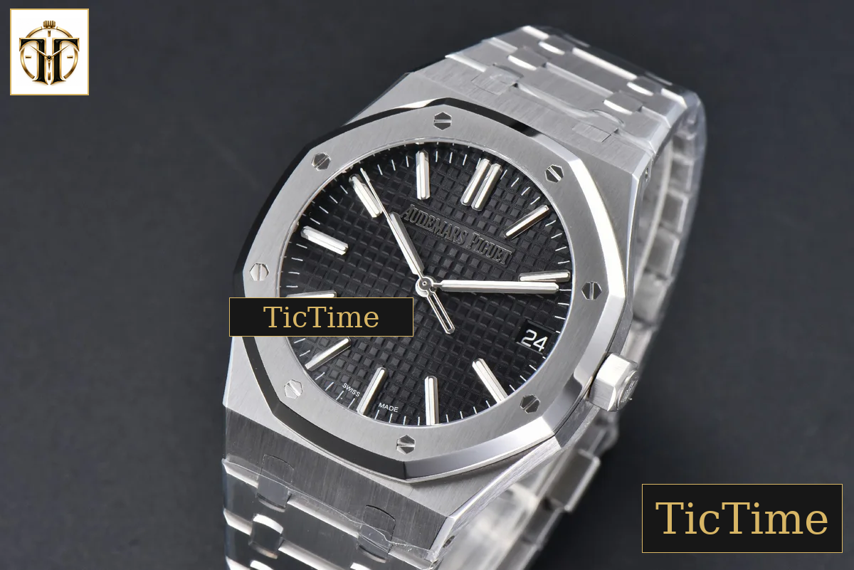 Royal Oak ’50th Anniversary’ 15510 41mm ZF Black Dial SS Bracelet SA4302 — foto 5