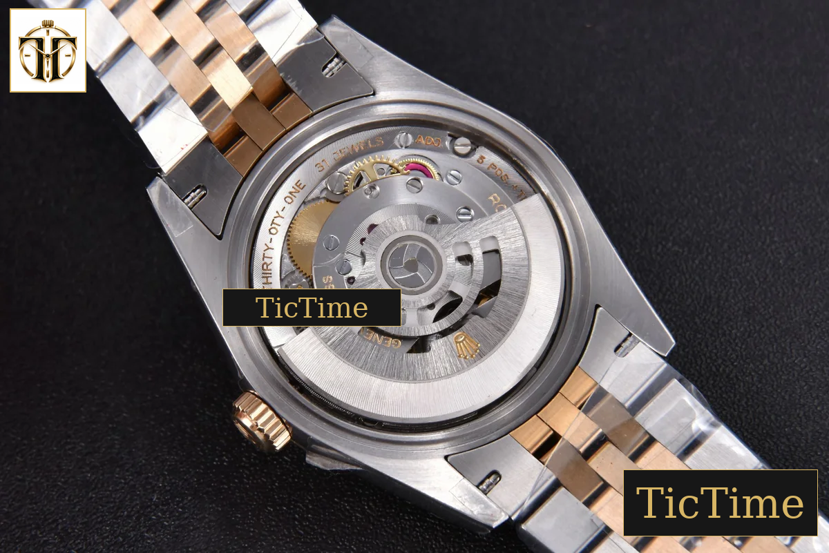 DateJust 904L 36mm GMF YG/SS Fluted Bezel Gray MOP Dial Diamond Marker Jubilee Bracelet VR3235 — foto 22