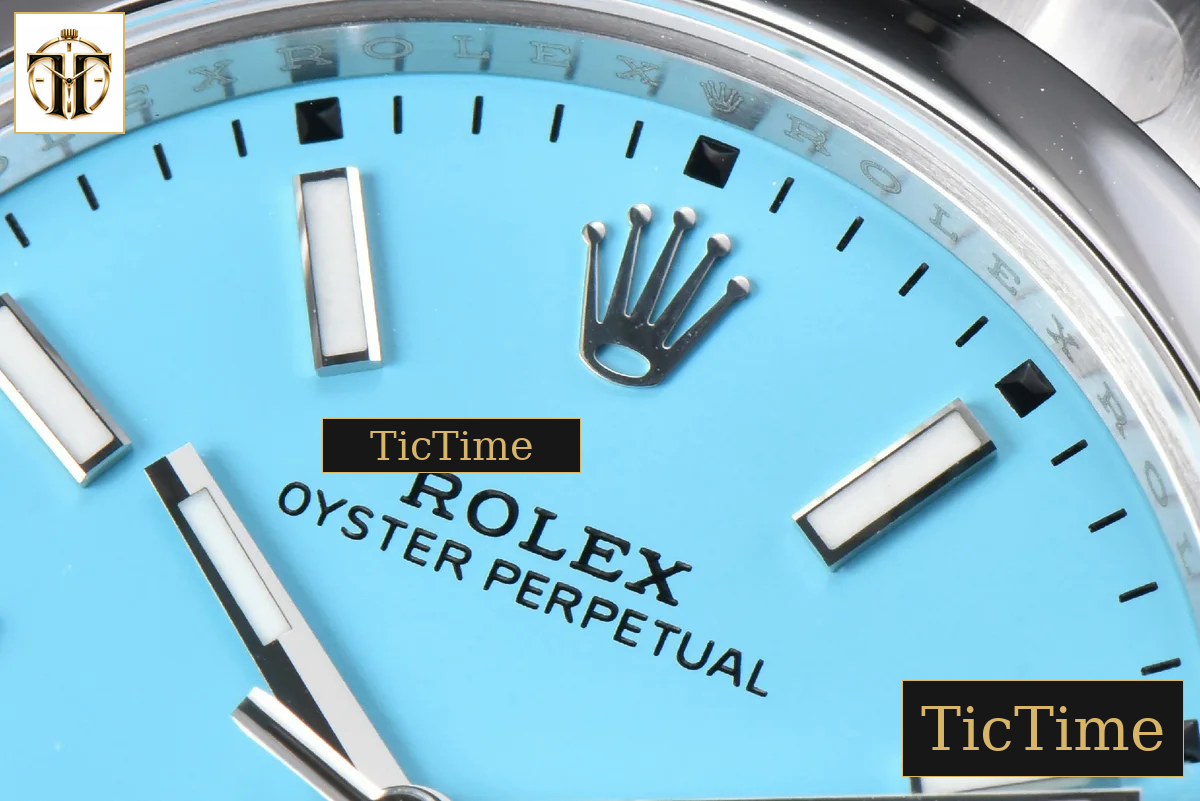 Oyster Perpetual 904L 124300 41mm VSF Tiffany Dial Oyster Bracelet VS3235 — foto 6