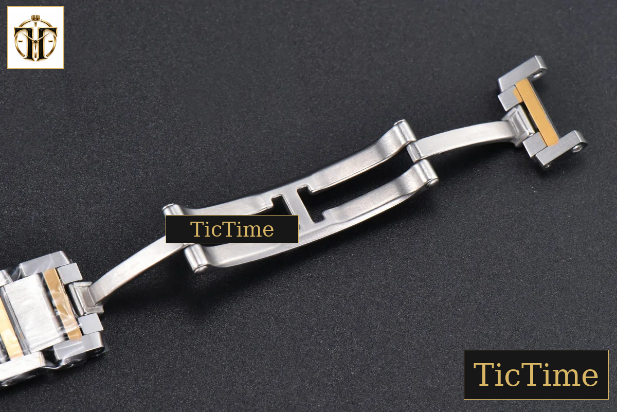 Tank Francaise Small 25.7mmx21.2mm 8848F Diamond YG/SS Bracelet Quartz — foto 23