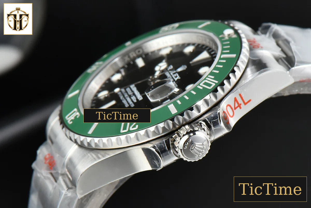 Submariner LV 126610 41mm GMF Green Ceramic Black Dial SS Bracelet VR3235 — foto 12