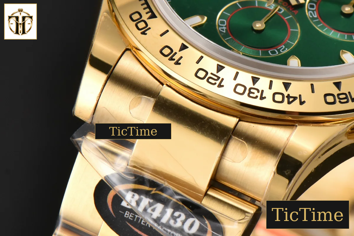 Daytona 116508 40mm BTF YG Green Dial YG Bracelet SA4130 — foto 10