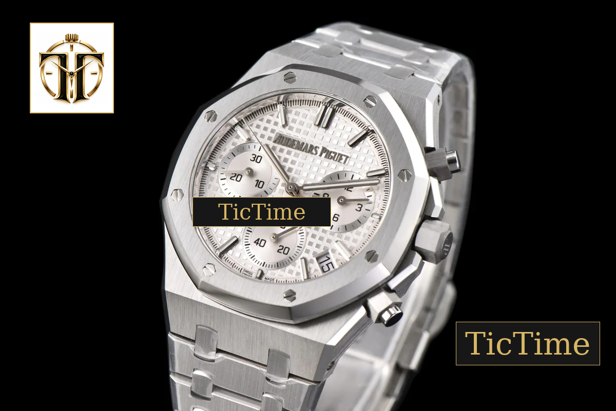 Royal Oak Chrono 26240 ZF SS White Dial SS Bracelet (V2 free sprung ) SA4401 — foto 24