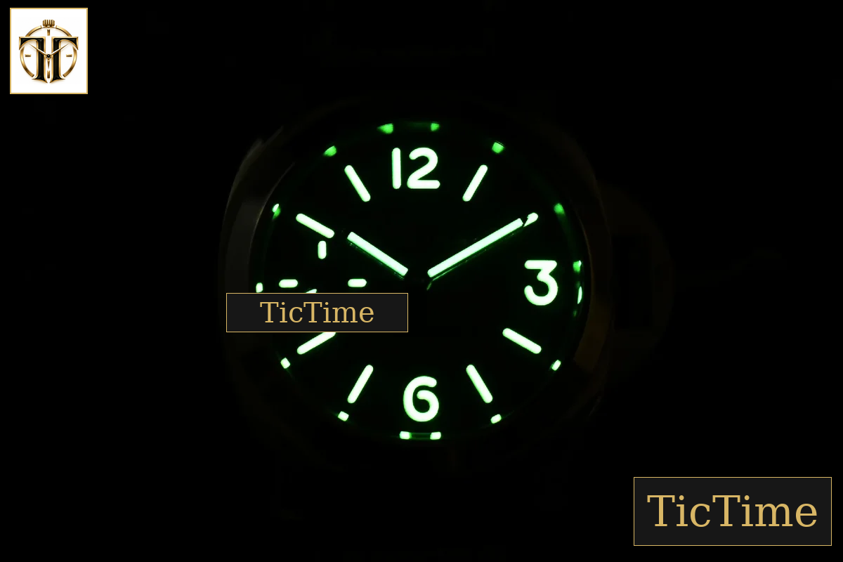 Luminor Marina PAM911 44mm Noob Green Dial Brown Leather Strap A6497 — foto 29