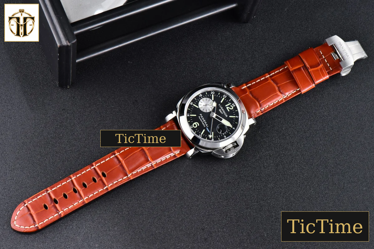 GMT PAM088 44mm VSF Black Dial Brown Leather Strap P9001 — foto 29