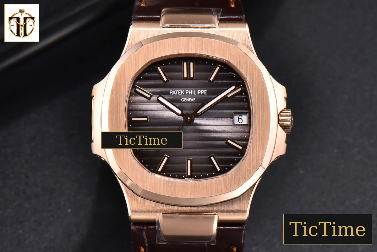 Nautilus 5711R 40mm 3KF Brown Dial Brown Leather Strap V3 A324 — foto 2