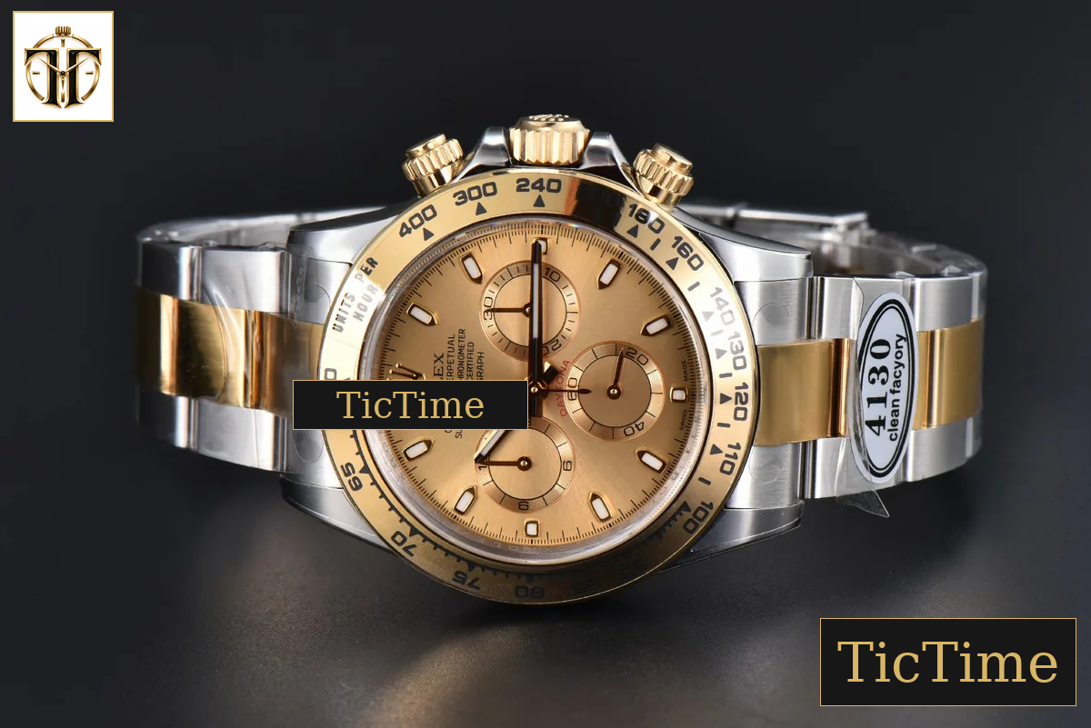 Daytona 116503 Clean Factory YG/SS YG Dial Lume Marker YG/SS Bracelet 4130 — foto 16