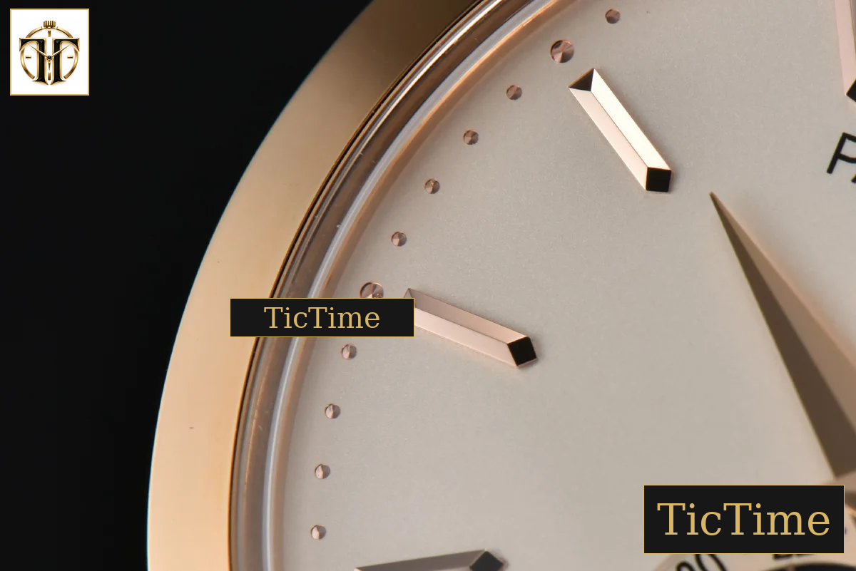 Annual Calendar Moonphase 5396 38.5mm ZF RG White Stick Dial Brown Leather Strap MY9015 — foto 6
