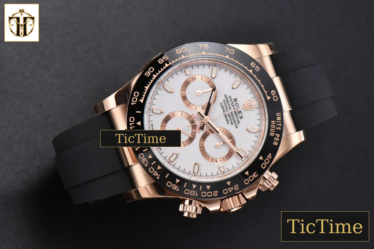 Daytona 116515 BTF RG Ceramic White/RG Dial Oysterflex Strap SA4130 — foto 15