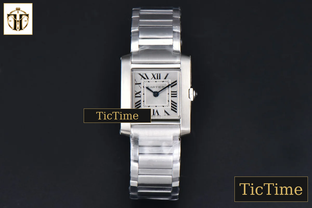 Tank Francaise Small 25.7mmx21.2mm 8848F SS Bracelet Quartz — foto 3