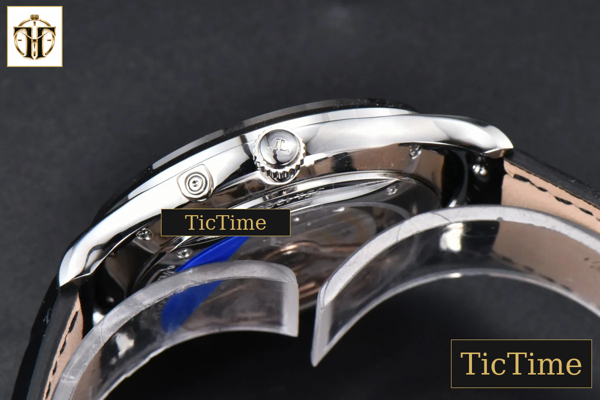 Master Ultra Thin Moonphase 1368430 39mm APSF White Dial Leather Strap SA925 — foto 14